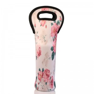 2023 Sublimation Néoprène Champagne Color Single Single Red Wine Tote Sac Hot Water Bottle Holders